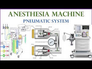 Anesthesia machine (Part 2)| Pneumatic system| pressure flow valve| vaporizer| hanger yoke| outlet