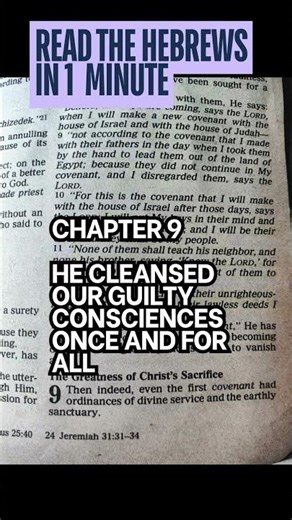 The book of Hebrews in 1 minute #biblestudy #hebrews