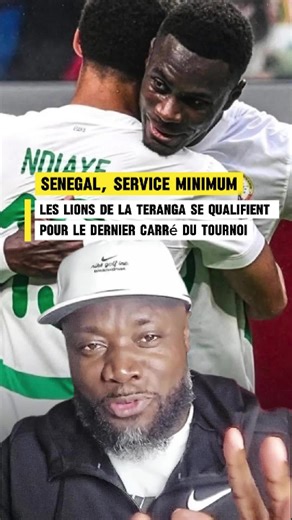 Dans un quart tendu à Tanger, le Sénégal a dominé logiquement le Mali (1-0). Iliman Ndiaye a profité d'une grosse faute de main du gardien Djigui Diarra pour ouvrir le score à la 27e minute. Les Lions, solides et pragmatiques, ont contrôlé le match malgré un manque de réalisme. Le Mali, courageux mais indiscipliné, a craqué avec l'expulsion de Bissouma juste avant la pause, terminant à 10. Qualification méritée pour les demi-finales ! #enriquefoot #CAN2025 #lionsdelateranga #sadiomane #ibrahimmb