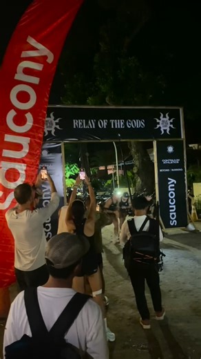 Michael Charles on Instagram: "No cut of time, no marshall, no crowd, no official water station, no road sign, NO PROBLEM! Relay Of The Gods totally raw. But our gang, The Ace of Azura cooked it! 163km - 11:10:29 🍺"