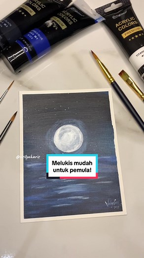 Tutorial Melukis Mudah Untuk Pemula
