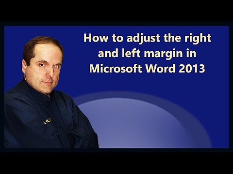 How to adjust the right and left margin in Microsoft Word 2013