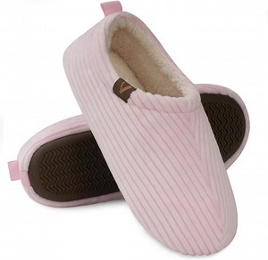 Women’s Cotton Slippers Soft Comfy Winter House Shoes With Polar Fleece Lining and Curly Fur Holiday Gift - Etsy