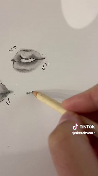 Réponse à @𓆉🐣🍂😆 Lips tutorial 💋🪩#drawing #viral #lips#tutorial #sketchbook #drawingideaseasy