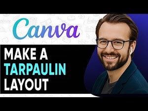How To Make a Tarpaulin Layout in Canva Tarpaulin Banner - 2025 Tutorial