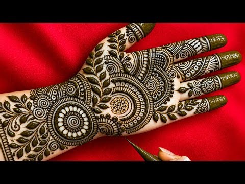 New simple beautiful bridal mehndi design | Easy mehndi design | mehndi designs | mehndi