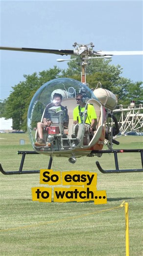 That relaxing Bell 47 sound… #aviation #Besnappy #planespotting #pilot #helicopter | BeSnappy
