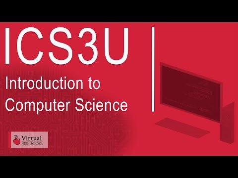 Introduction to Computer Science, Grade 11, University Preparation (ICS3U)