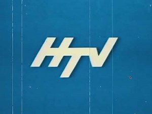 HTV Production logo (Wales) (1980's, 16mm Warped)