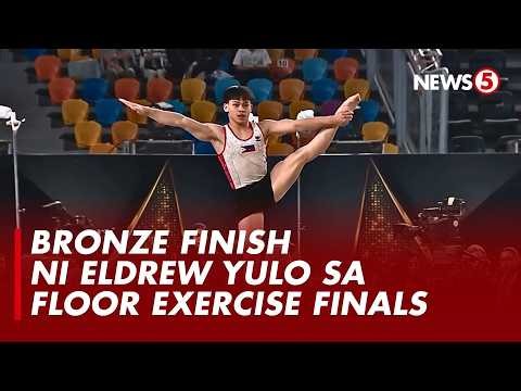 Eldrew Yulo, nasungkit ang bronze medal sa floor exercise finals