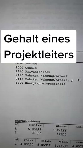 Understanding Lohnabrechnung: Steuern, Tarifvertrag PDF, und Gehalt eines Projektleiters