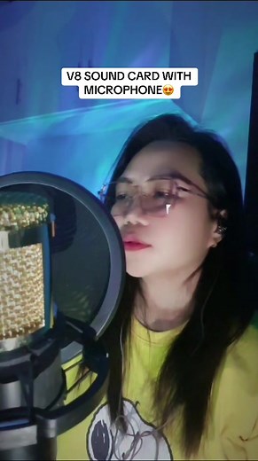 V8 Sound Card with BM800 Condenser Microphone Guide