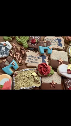 Coronation Cookies for Miss Rodeo Arizona ✨