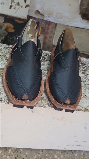 Handmade Leather shoes_ From raw to perfect finish_ Fine stitching and detailing!