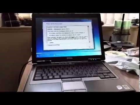 Installing Windows 7 on a Dell Latitude D630