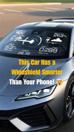 This Car Has a Windscreen Smarter Than Your Phone #shorts