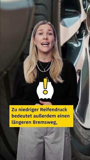 So wirkt sich die Temperatur auf den Reifendruck aus 🛞 #adac #shorts