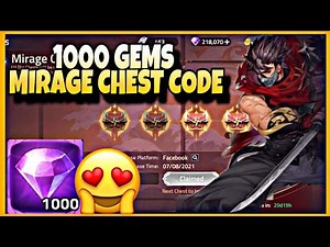 3RD MIRAGE CHEST CODE | Mobile Legends Adventure