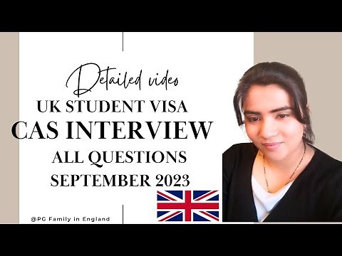 CAS Interview | September 2023 | International Students in UK 🇬🇧 | All Questions