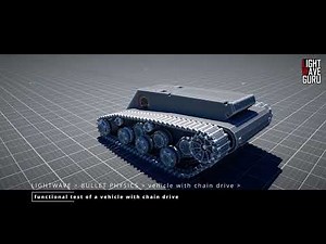 LIGHTWAVE / BULLET PHYSICS / vehicle with chain drive /