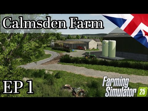 *New Series *Making A Start On A Stunning Map-Episode 1-Calmsden Farm-Farming Simulator 25 PS5