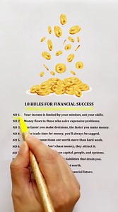 147K views · 1K reactions | 10 RULES FOR FINANCIAL SUCCESS #success #mindset #FinancialSuccess | Dream To Success | Facebook