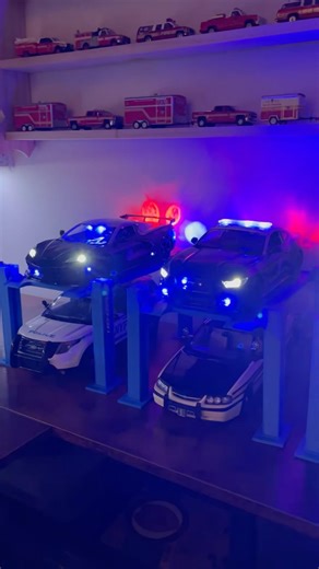 FHP Custom Cars with LED Lights 1/18 Scale #reels #fhp #diecast #police #policecars #cars #cops