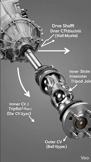How CV Joints Work (Inner vs Outer) | Power Transfer Explained 🚗⚙️ #zerojoint
