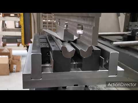 Single hit channel forming tools on Rolla-V RVHD3 Adjustable Press Brake Die