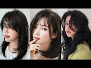 قص الغرة الكورية خطوة بخطوة ✨korean bangs