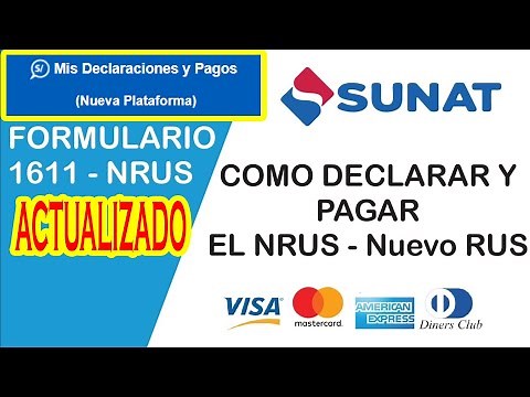 COMO DECLARAR Y PAGAR💰 NUEVO RUS - SUNAT | NUEVA PLATAFORMA "MIS DECLARACIONES Y PAGOS"