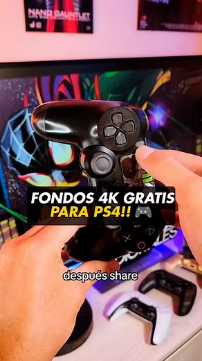 Fondo animado o estático 4K para tu PS4 #fyp #playstation #gaming #tipsandtricks | Juegos D Mexico