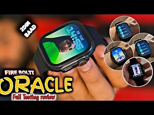 fire boltt ORACLE smartwatch Review⚡4G Android smartwatch in built Play Store