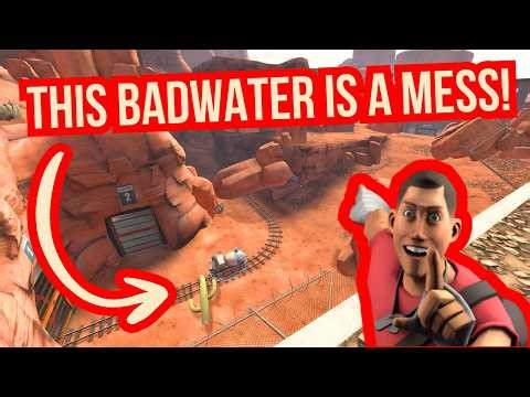 Badwater with physics is the Most Chaotic TF2 Map Ever!