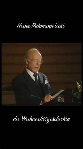 Die Weihnachtsgeschichte: Vorgetragen von Heinz Rühmann