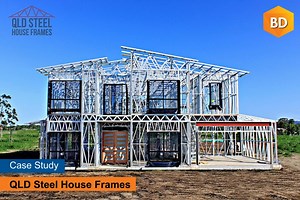 CASE STUDY: QLD Steel House Frames: Perfect steel house frames with #3Dmodelling in #VertexBD! “We can check the design with our clients and show them the way we have detailed it. It gives us an advantage in that regard.” Read more: https://bit.ly/47YNI11 #BIM #SteelFraming #SteelFrames #LightSteelFraming #construction | Vertex BD Software
