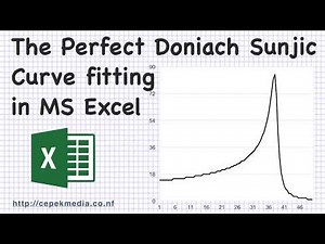 XPS (Doniach Sunjic) Curve Fitting in Microsoft Excel | Curve Fitting | Mathematics | MS Excel