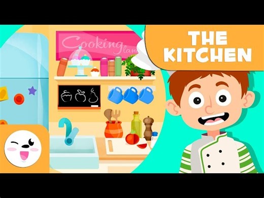Vocabulary Tutorial - Kitchen Words and Prepositions