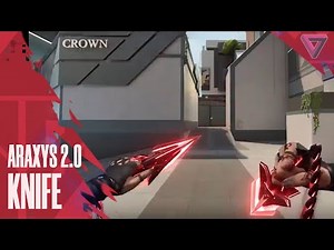 ARAXYS 2.0 KNIFE (MELEE) SKIN PREVIEW - VALORANT ARAXYS 2.0 SKINS GAMEPLAY