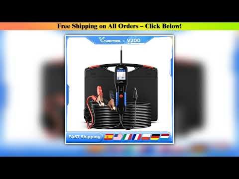 VDIAGTOOL V200 Car Electric Circuit Tester 6V-30V Automotive Power Probe Kit Electrical System