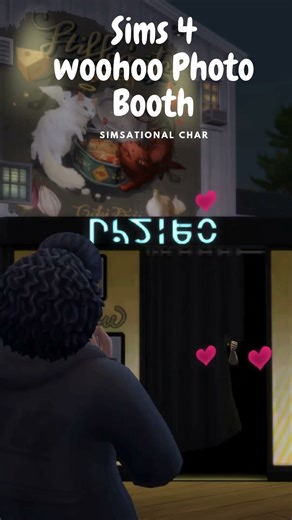 Sims 4 Photo Booth WooHoo | High School Years #sims4 #thesims4