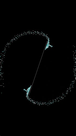 Hypnotic Abstract Particle Animation Loop ✨ Digital Art Short