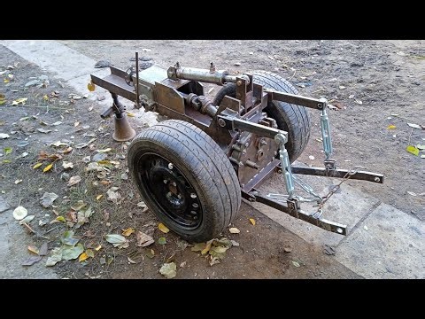 Homemade garden tractor/lawn tractor pt6