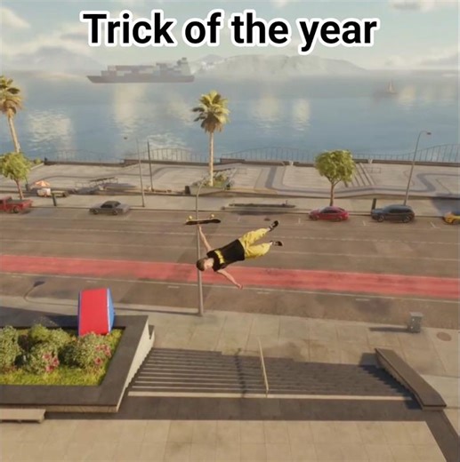 Best skate line of the year #skate #ea #trickoftheyear #cky ‪@skate‬