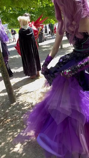 1.9M views · 30K reactions | Mals dress transformation at McM!  #descendants #disney #sewing #fashion #disneydescendants #cosplay #costume #mcmcomiccon | Rosie Somerville DIY fashion design | Facebook