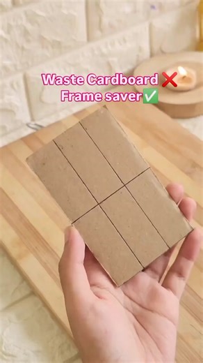 Craft by salma | Waste Cardboard ❌ Frame saver✅ #DIYProjects #reels #diy #handmade #reelsinstagram reelkarofeelkaro craft | Instagram