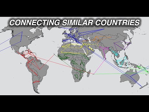 Mapping the 2 Most Similar Countries to Each Country