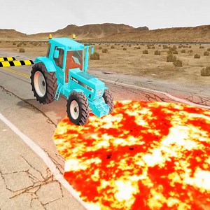 193K views · 1.8K reactions | McQueen on Flatbed Trailer – Truck Transport Crash Test! Cars vs Speedbumps vs Train | BeamNG Ep.18 #fblifestyle #beamngdrive | Gamingworld | Facebook