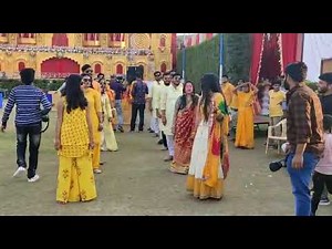 BEST WEDDING HALDI ENTRY DANCE