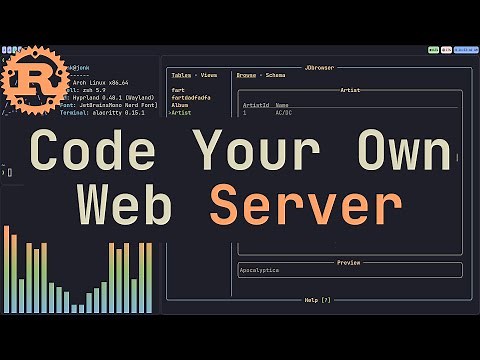 Code Your Own Web Server BackEnd REST API with Rust lang